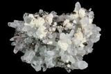 Pyrite, Barite, Sphalerite and Quartz Association - Peru #124408-1